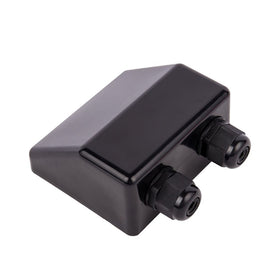 Renogy cable entry gland housing on a roof provides a secure, waterproof cable path.