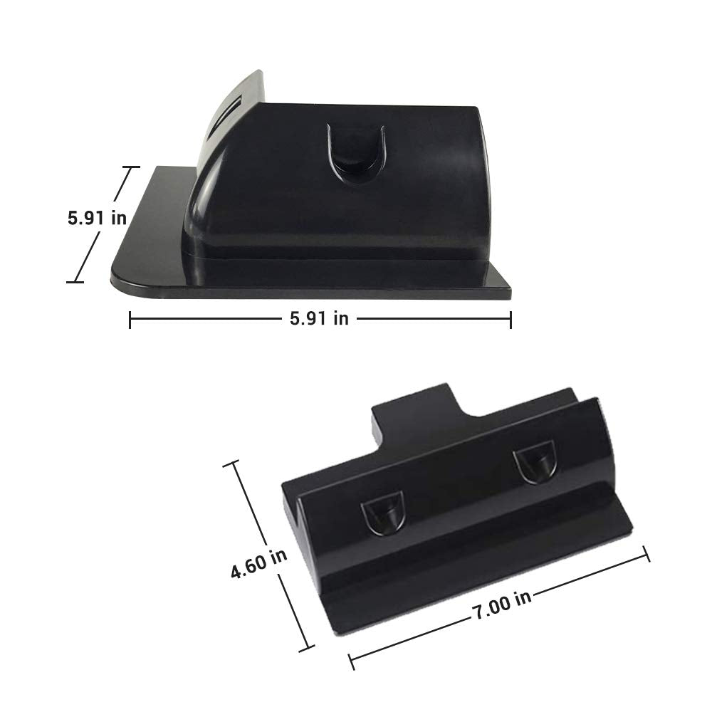 Renogy corner bracket mount attached to a flat surface with air gap design for cooling