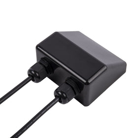 Renogy easy-installation cable entry housing demonstrates roof-ready mounting for RVs and boats.