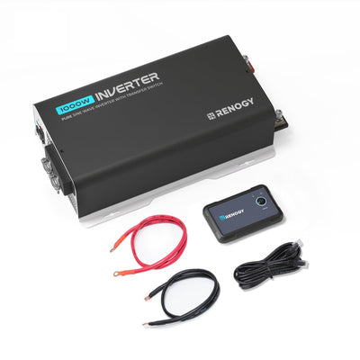Renogy PUH 1000W inverter overview showing clean sine power for devices