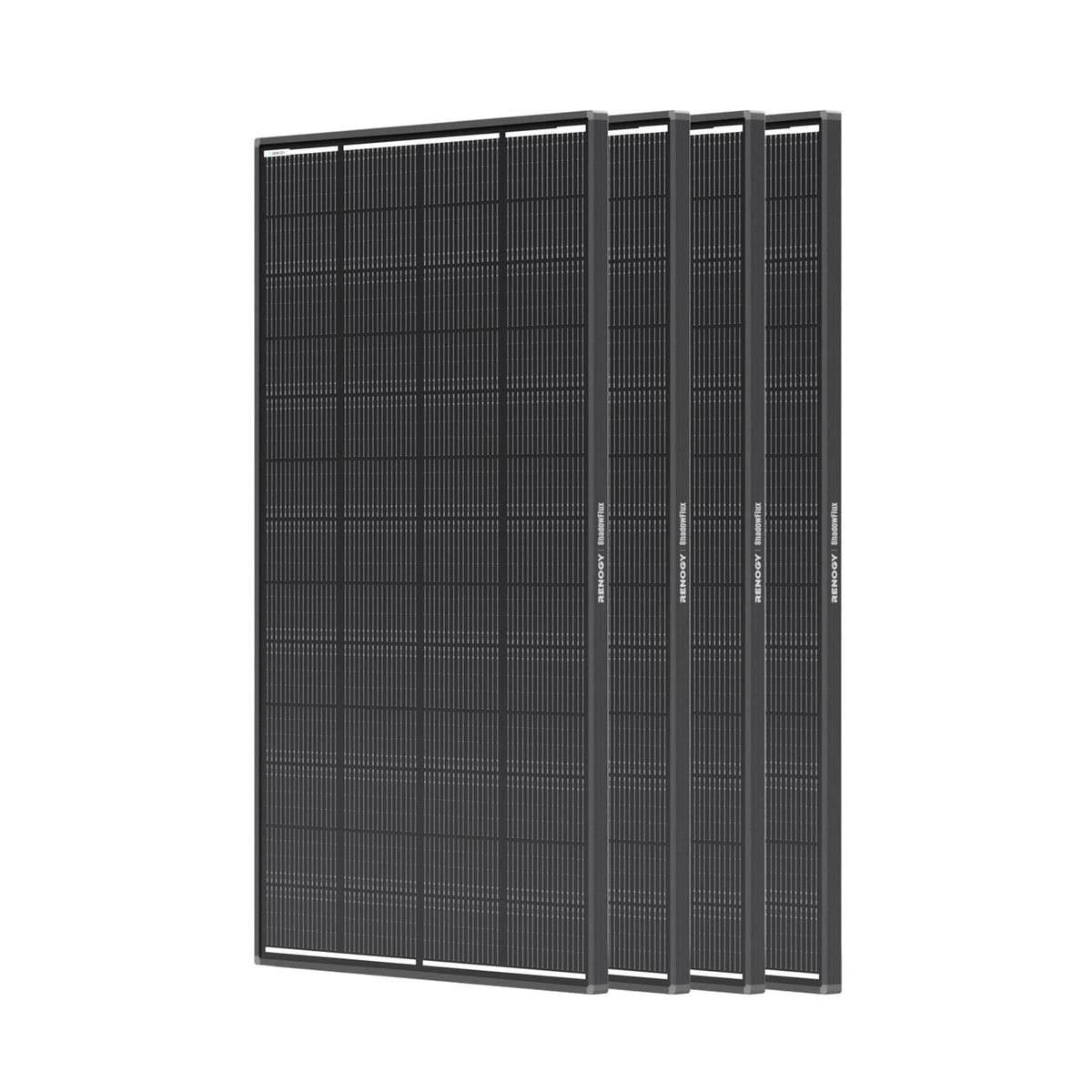 Renogy ShadowFlux anti-shading technology panel in shaded rooftop scenario boosts consistent energy