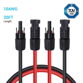Weatherproof UV-resistant Renogy solar extension wire for outdoor use