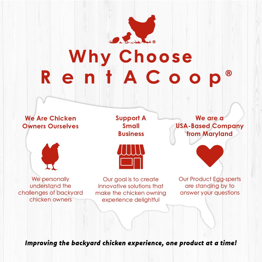 Compact design fits inside or outside coops for space efficiency.