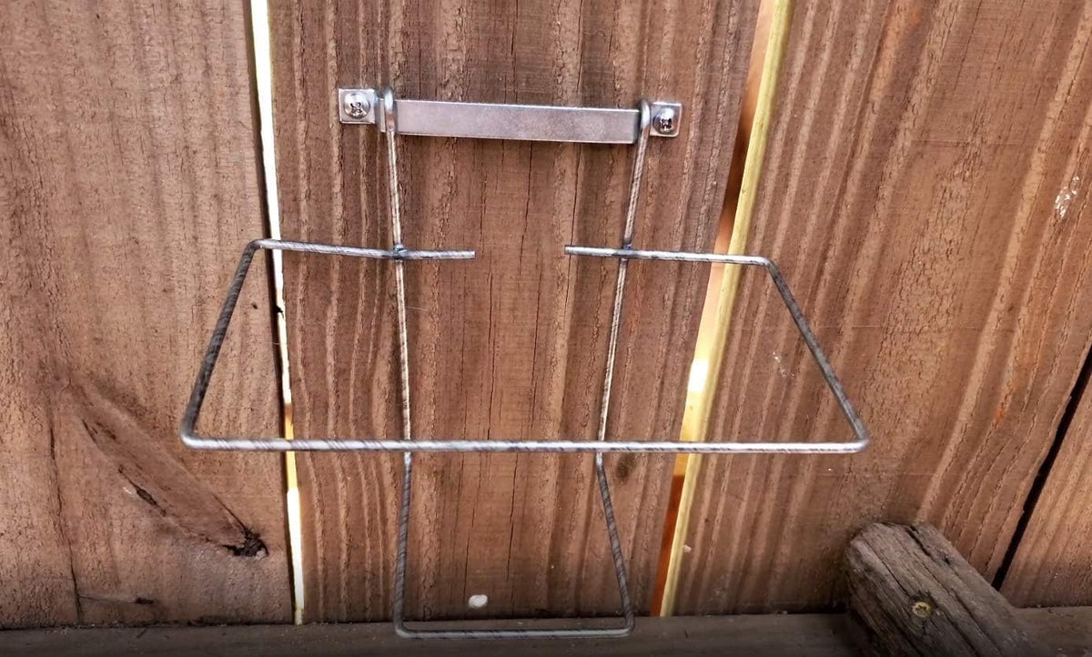 RentACoop wire bracket supports flexible placement for tight spaces and neat setups.