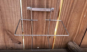 RentACoop wire bracket supports flexible placement for tight spaces and neat setups.