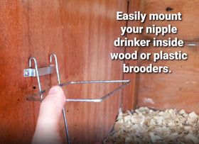 Compatible with all 1L RentACoop drinkers for quick mounting.