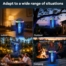 REOGLE portable bug zapper suited for backyard, patio, and garden