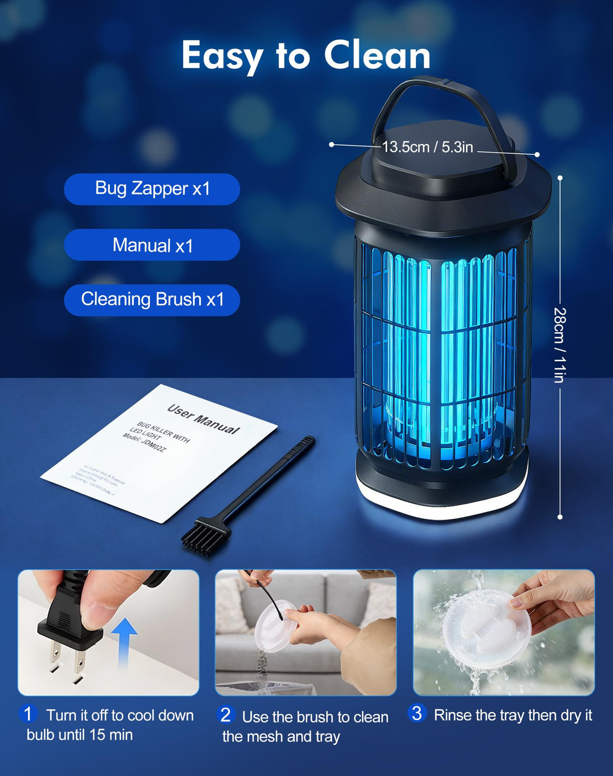 REOGLE replaceable bulb maintains attraction without replacing the unit.