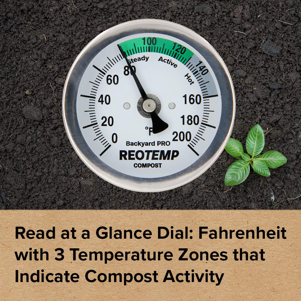 REOTEMP dial with Steady Active Hot zones for monitoring progress.