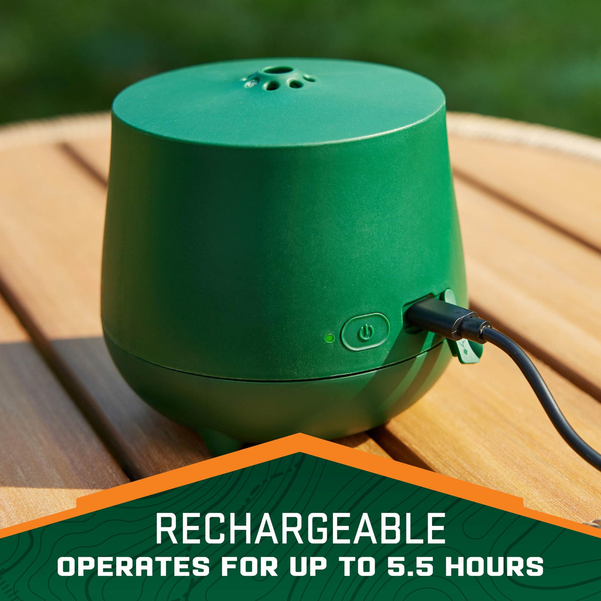 Repel Realm Zone odorless design maintains a clean outdoor experience