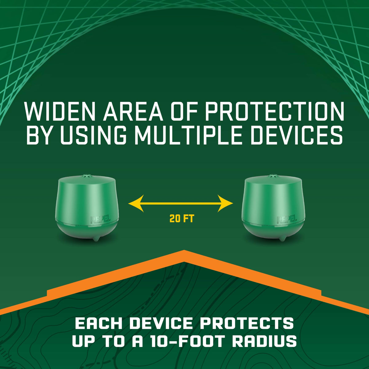 Repel Realm Zone operates silently for unobtrusive protection