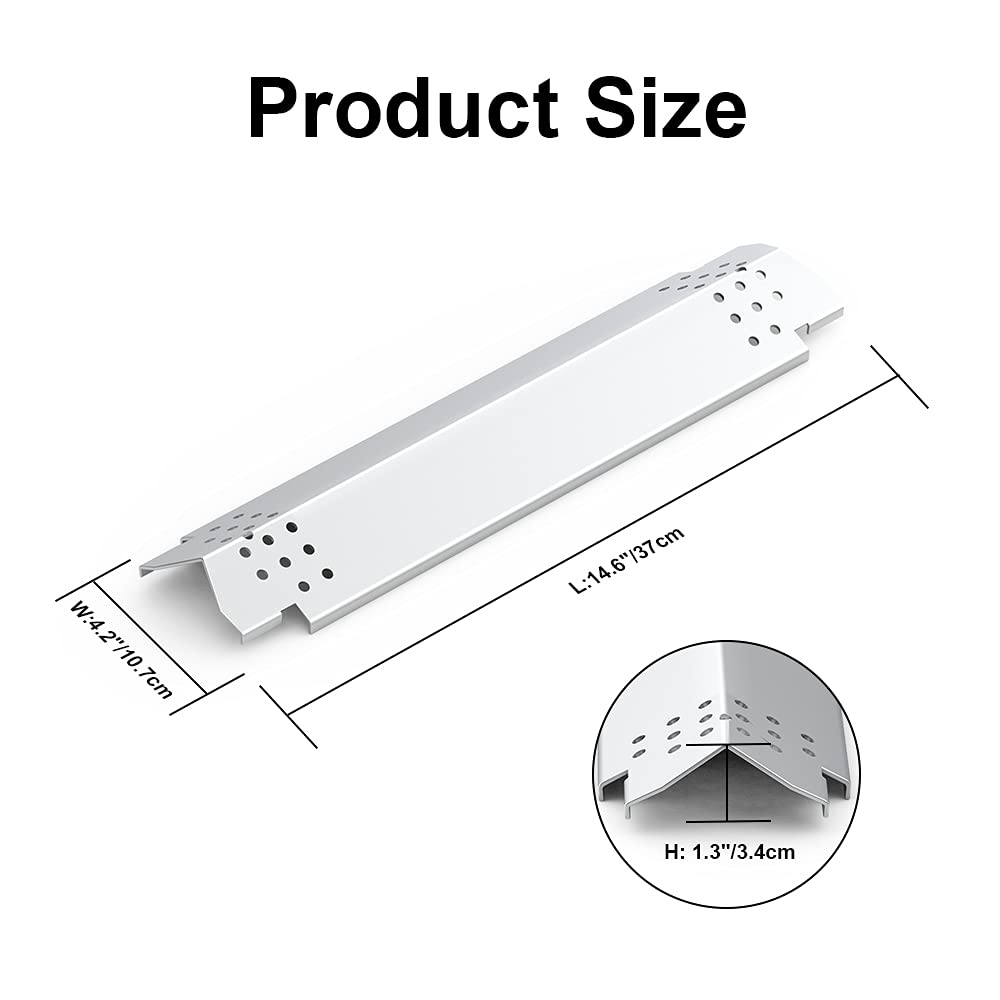 Replace Parts heat plates close-up - polished stainless steel and precise fit for Nexgrill models.