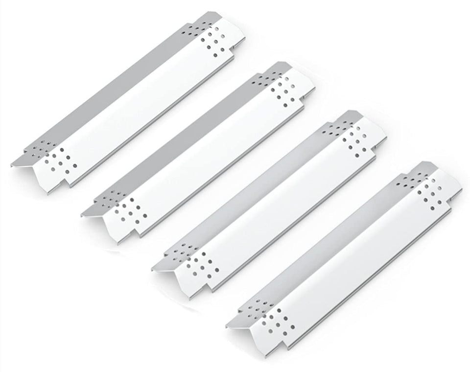 Replace Parts grill heat plates - front view, durable stainless steel for Nexgrill compatibility.