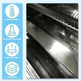 Replace Parts stainless steel grill burner tube offers rust resistance and long-lasting durability.