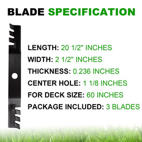 Replacement blade for Kubota 70000-series models