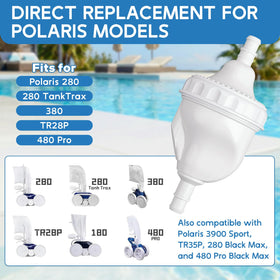 Complete all-in-one replacement kit with G52 valve and G53 gear for Polaris