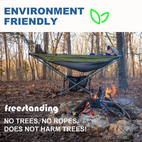 Republic of Durable Goods Mock ONE portable hammock chair mode for reading or listening to music