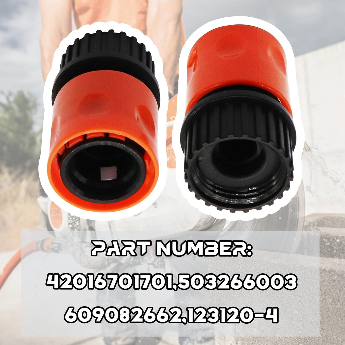 Repustor precision-machined sleeve enables precise fit on Stihl TS models.
