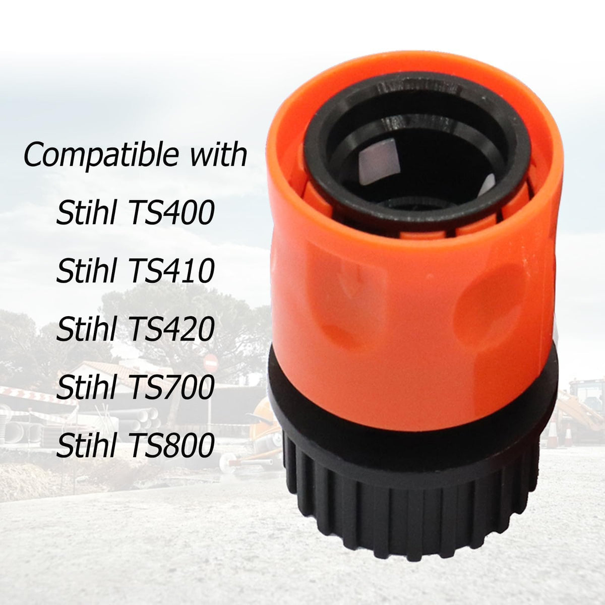 Repustor STIHl TS-series compatible sleeve for secure connections.