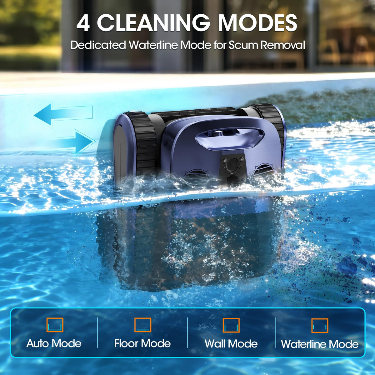 RERIOU SAT40 AI navigation guides efficient cleaning with fewer passes