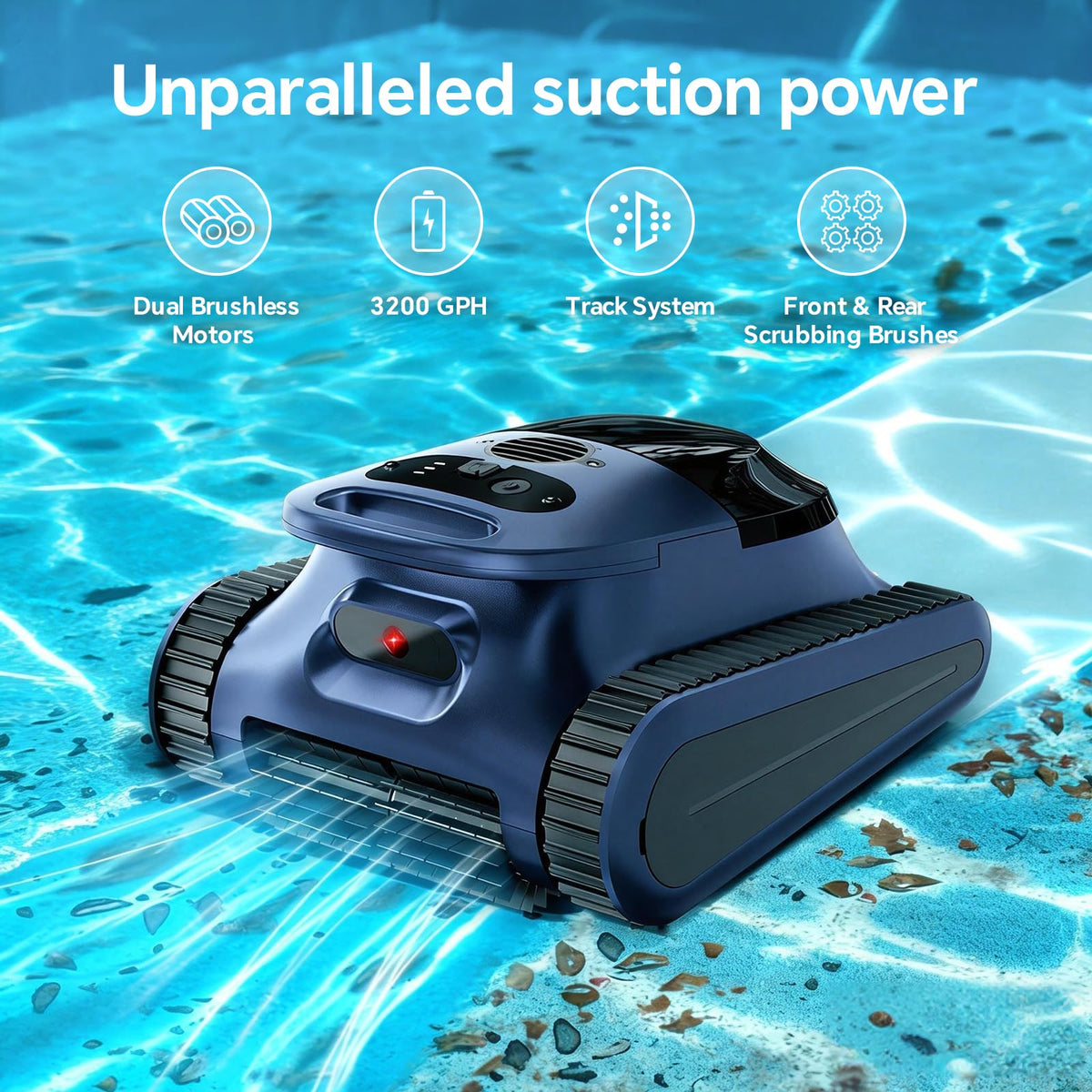RERIOU SAT30new top view highlights compact design for efficient coverage.