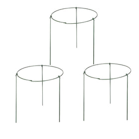 Rescozy garden plant support rings top view help keep stems upright in beds