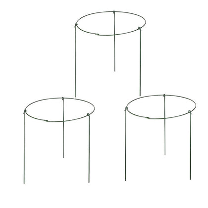 Rescozy garden plant support rings top view help keep stems upright in beds