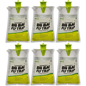 RESCUE! Big Bag Fly Trap outdoor setup for large yard fly control.