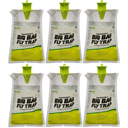 RESCUE! Big Bag Fly Trap outdoor setup for large yard fly control.