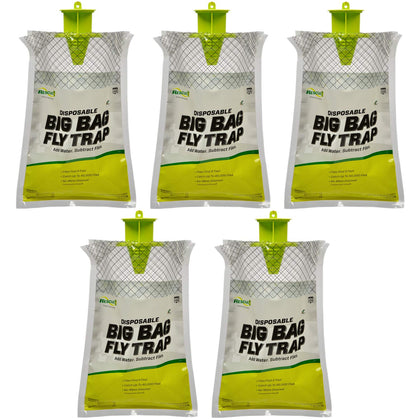RESCUE! Big Bag Fly Trap outdoor setup showing easy installation and placement