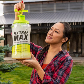 RESCUE! Fly Trap Max demonstrates oversized capacity for barns and farms.