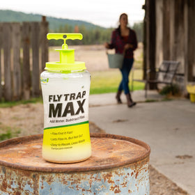 RESCUE! Fly Trap Max reusable lid and jar designed for multi-season use.