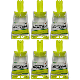 RESCUE! Japanese Beetle Trap panels attract beetles to protect garden plants.