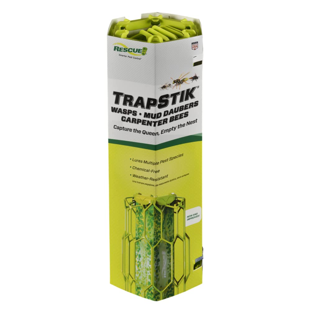 RESCUE! Wasp TrapStik six-pack packaging shows ready-to-use seasonal protection