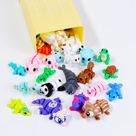 ResinGlow 3D-printed mini animals with detailed shapes for collections and gifts.