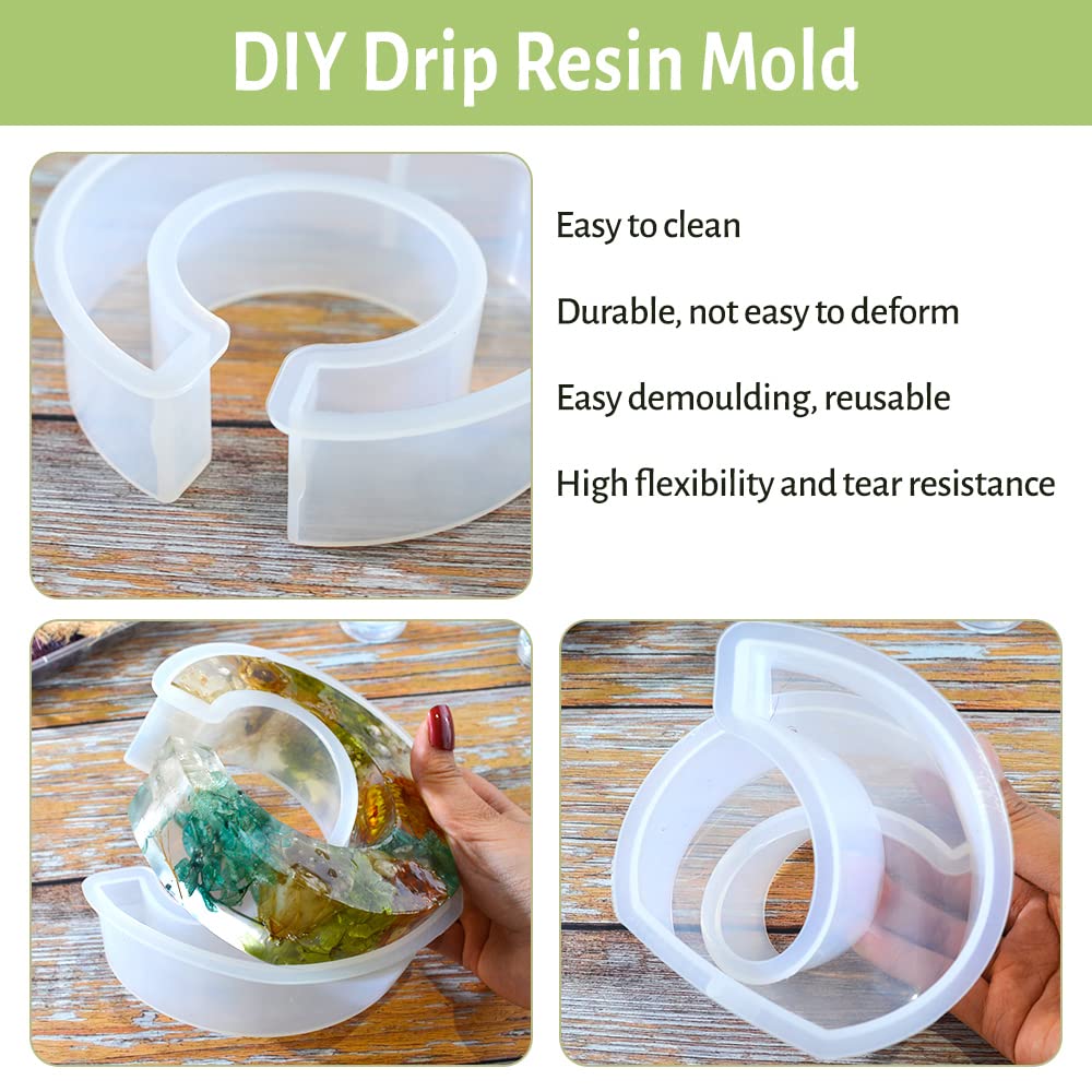 RESIN GO plastic vase inset demonstrates easy-to-mold components.