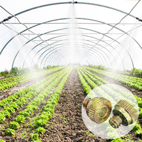 RESNSTAR brass misting nozzle with low water use per hour per nozzle