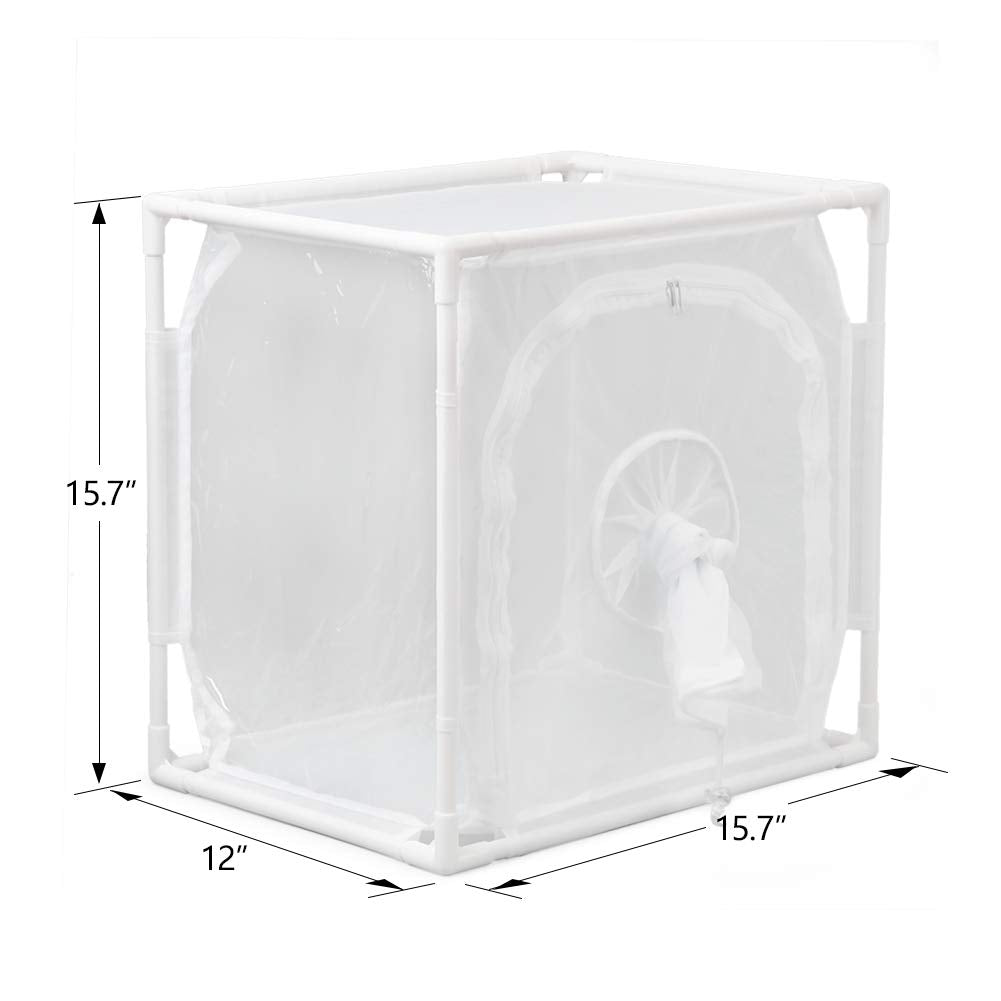 RESTCLOUD Monarch habitat interior view highlights airflow for comfortable rearing.