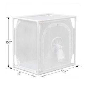 RESTCLOUD Monarch habitat interior view highlights airflow for comfortable rearing.
