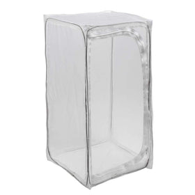 RESTCLOUD monarch habitat collapsed for storage; flat folding demonstrates compact, easy storage.