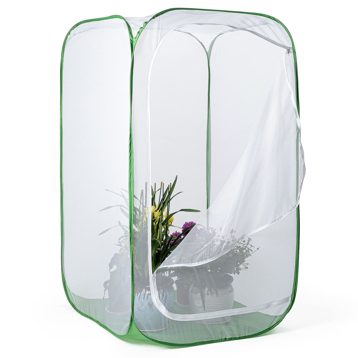 RESTCLOUD spacious crop cage supports pots, herbs, strawberries and small fruit