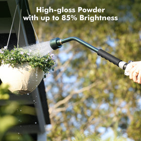 Restmo durable aluminum-zinc wand demonstrates long-lasting garden use.