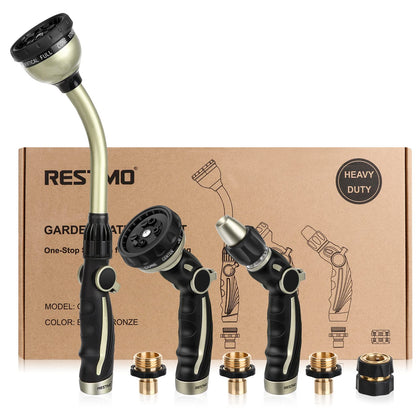Restmo garden watering wand with 10 patterns for precise irrigation