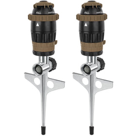 Restmo Gear Drive Sprinkler with jet pattern delivers focused irrigation for small garden beds.