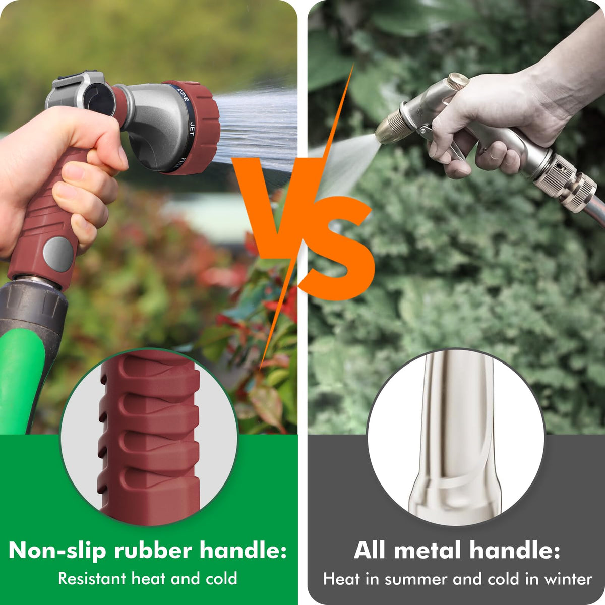 Restmo ergonomic grip for comfortable long watering sessions