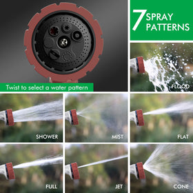 Restmo hose nozzle featuring on/off valve for easy control