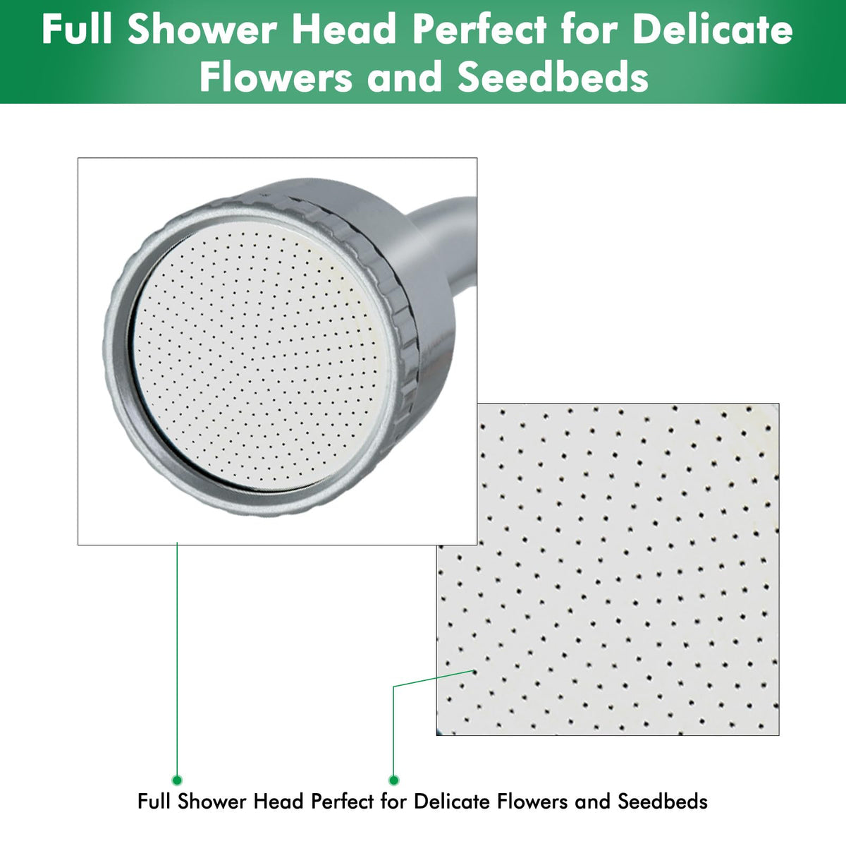Restmo locking trigger enables hands-free watering during long sessions.