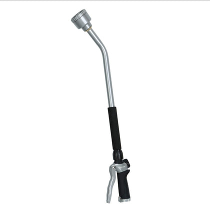 Restmo long watering wand with 24-inch shower head for gentle, even watering of delicate seedlings.