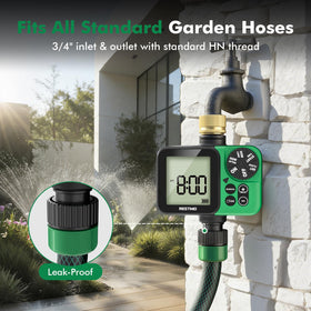 Restmo outdoor irrigation timer ideal for gardens and lawns