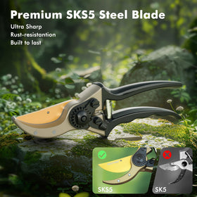 Restmo pruning shears handle grip highlighting ergonomic design for comfortable trimming